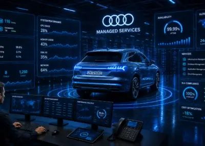 Dedicated support team for Audi: predictive technology operations for 24/7 mission-critical environments