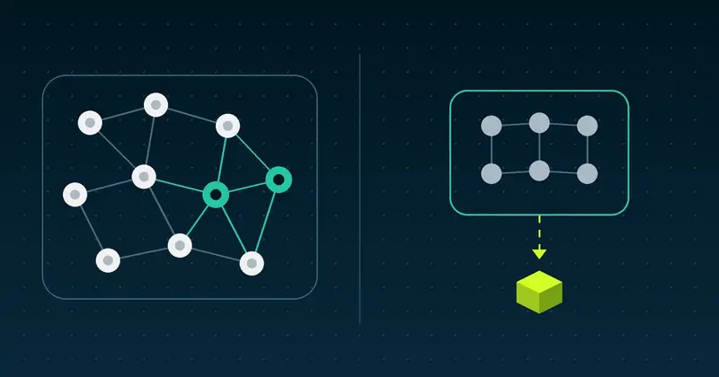 Illustration comparing two engagement models: new engineers joining an existing team network, and a separate team delivering a finished package